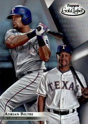 2018 Topps Gold Label Base Set Adrian Beltre #93 card