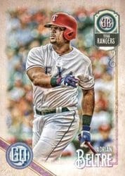 2018 Topps Gypsy Queen Base Set Adrian Beltre #257 card