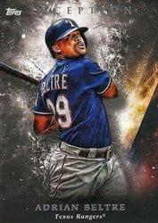 2018 Topps Inception Base Set Adrian Beltre #63 card