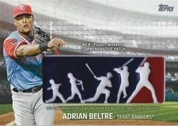 2018 Topps Players Weekend Logo Patches Adrian Beltre #PWP-ABL card