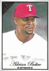 2019 Topps Gallery Base Set Adrian Beltre #173 card