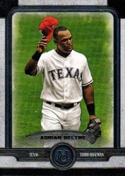 2019 Topps Museum Collection Base Set Adrian Beltre #91 card