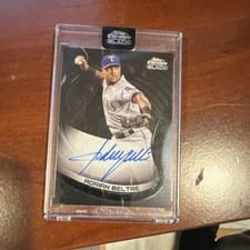 2022 Topps Chrome Black Autographs Adrian Beltre #CBA-AB card