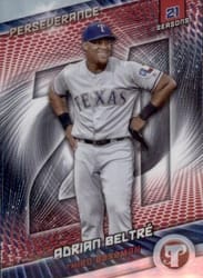 2025 Topps Pristine Perseverance Adrian Beltré #P-17 card