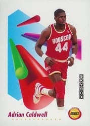 1991-92 SkyBox Base Set Adrian Caldwell #100 card