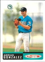 2002 Topps Total Base Set Adrian Gonzalez #47 card