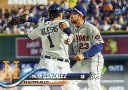 2018 Topps Base Set Adrian Gonzalez #575 card