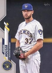2020 Topps Base Set Adrian Houser #399 card