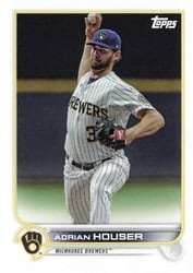 2022 Topps Mini Base Set Adrian Houser #486 card