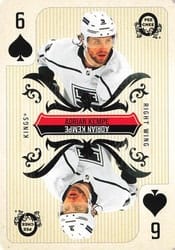 2024-25 O-Pee-Chee Playing Cards Adrian Kempe #6♠ card