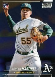 2022 Stadium Club Chrome Base Set Adrian Martinez #399 card