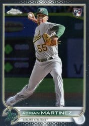 2022 Topps Chrome Update Base Set Adrian Martinez #USC99 card
