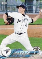2018 Topps Pro Debut Base Set Adrian Morejon #186 card