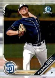2019 Bowman Chrome Prospects Adrian Morejon #BCP-10 card
