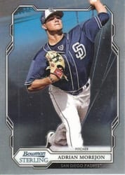 2019 Bowman Sterling Base Set Adrian Morejon #BPR-20 card