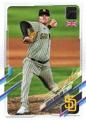 2021 Topps UK Edition Base Set Adrian Morejon #153 card