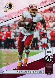 2019 Donruss Elite Base Set Adrian Peterson #95 card