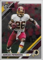 2019 Donruss Optic Base Set Adrian Peterson #97 card
