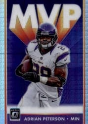 2019 Donruss Optic MVP Adrian Peterson #MVP-7 card