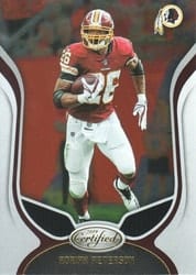 2019 Panini Certified Base Set Adrian Peterson #61 card