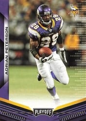 2019 Panini Playoff Base Set Adrian Peterson #144 card