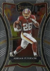 2019 Panini Select Base Set Adrian Peterson #172 card