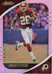 2020 Panini Absolute Base Set Adrian Peterson #6 card