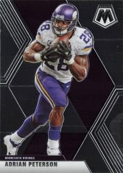 2020 Panini Mosaic Base Set Adrian Peterson #132 card