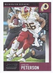 2020 Score Base Set Adrian Peterson #198 card