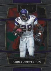 2021 Panini Select Base Set Adrian Peterson #37 card