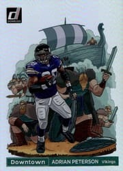 2022 Donruss Downtown Adrian Peterson #DT-AP card