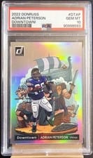 2022 Donruss Optic Downtown Adrian Peterson #DT-AP card