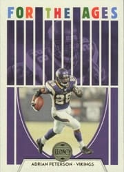 2022 Panini Legacy For the Ages Adrian Peterson #FA-7 card