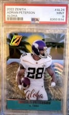 2022 Zenith Aloha Adrian Peterson #AL-24 card