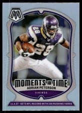 2024 Panini Mosaic Moments in Time Adrian Peterson #3 card