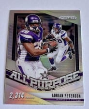2024 Panini Prizm All Purpose Adrian Peterson #9 card
