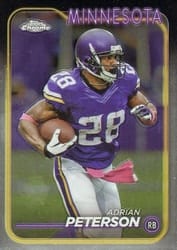 2024 Topps Chrome Base Set Adrian Peterson #113 card