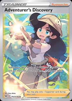 Lost Origin Trainer Gallery Adventurer's Discovery #TG23 card