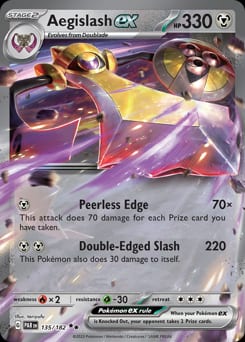 Paradox Rift Aegislash ex #135 card