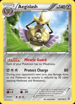 2015 Primal Clash Aegislash #100
