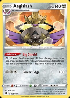 2020 Rebel Clash Aegislash #135