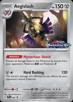 2023 Scarlet & Violet Black Star Promos Aegislash #60
