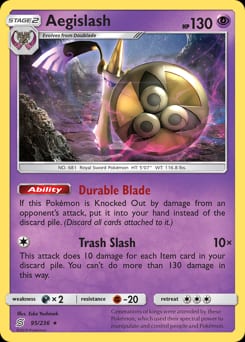 2019 Unified Minds Aegislash #95