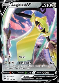 Vivid Voltage Aegislash V #126 card