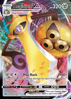 Vivid Voltage Aegislash VMAX #127 card