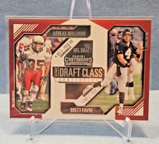 2024 Panini Contenders Historic Draft Class Contenders Aeneas Williams / Brett Favre #13 card