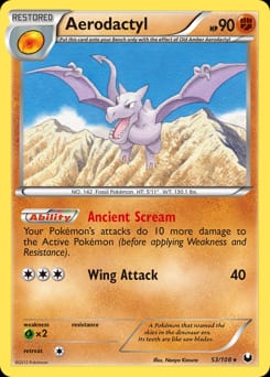 2012 Dark Explorers Aerodactyl #53 card