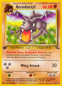1999 Fossil Aerodactyl #16