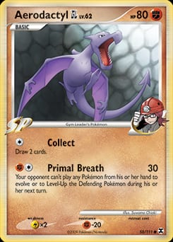 Rising Rivals Aerodactyl GL #55 card