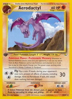 2001 Neo Revelation Aerodactyl #15
